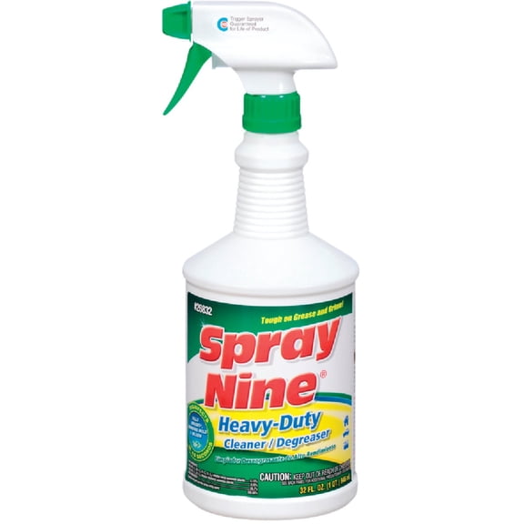 Spray Nine 26832 Heavy Duty Cleaner/Degreaser and Disinfectant, 32 oz.