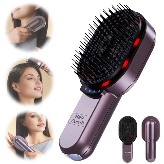 Spray Oil Massage Comb - Care Comb With Oil Mist Scalp Massage And Far-Infrared For And Frizz Control