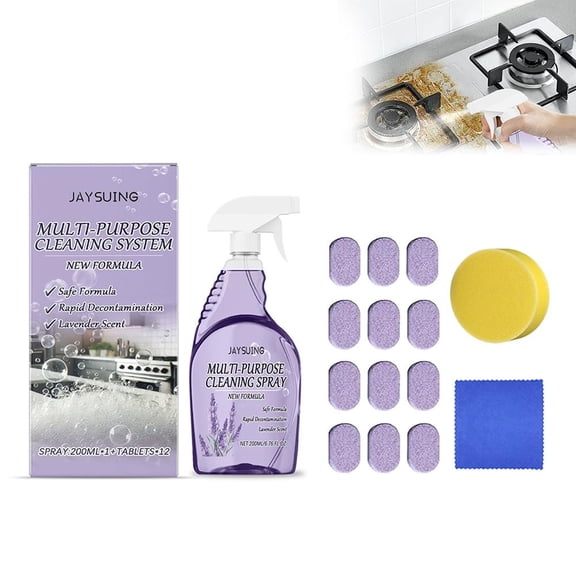Spray Oven Cleaner & Purpose Cleaner, 2027 New Clean Spray Cleaners For Ovens,Multi with C Cleaners Concentrated