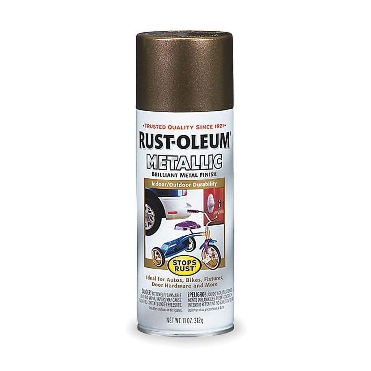Rust-Oleum Rust-Oleum 260728 Universal All Surface Spray, Antique Brass, 11  Ounce 