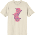 thumbnail image 1 of Spray Paint Butterfly Adult Natural Crew Neck Short Sleeve Tee-Medium, 1 of 2