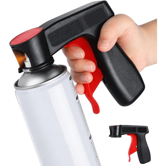 Spray Paint Can Handle 6 Inch, Premium Universal Aerosol Spray Can Trigger Grip, Professional Painting Can Adapter Tool for Car Auto DIY Projects, 1PC