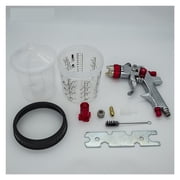 Spray Paint Gun Spray Gun With Adapter And Mixing Cup Auto Feed Car Paint Spray Gun 1.3/1.4/1.7mm Nozzle ,Versatile applications