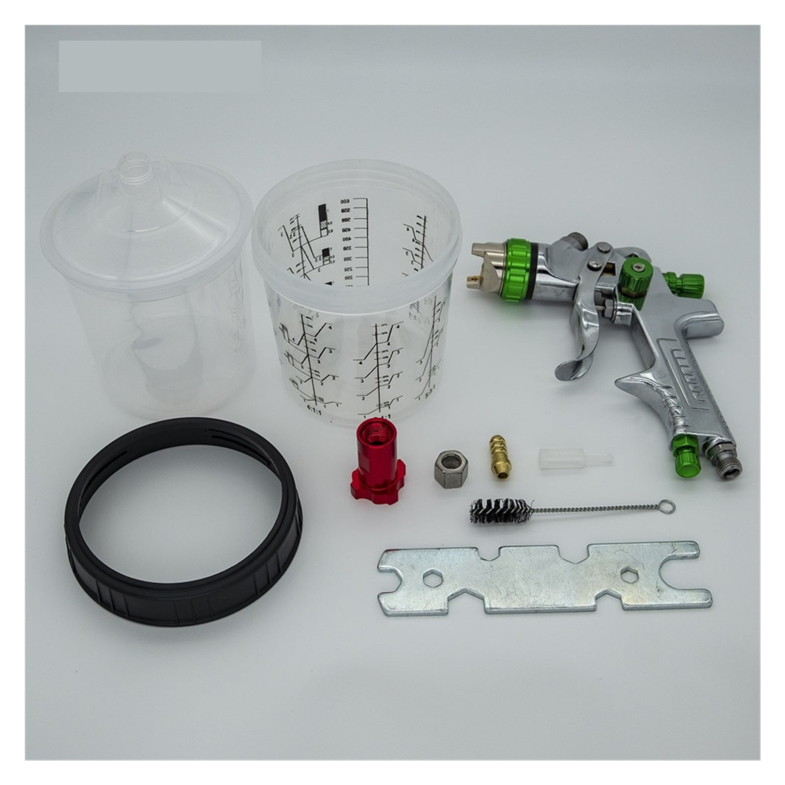 Spray Paint Gun Spray Gun With Adapter And Mixing Cup Auto Feed Car