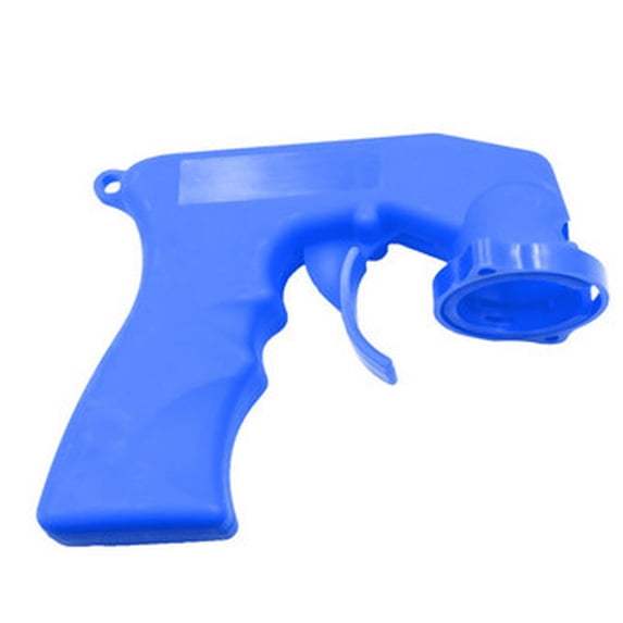 Spray Paint Handle, Ergonomic Aerosol Sprayer Grip, Portable Car Painting Tool with Extended Trigger for Uniform Application, Blue