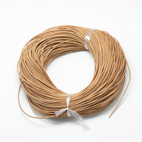 Spray Painted Cowhide Leather Cords Peru 1.5mm about 100yards/bundle(300 feet/bundle)