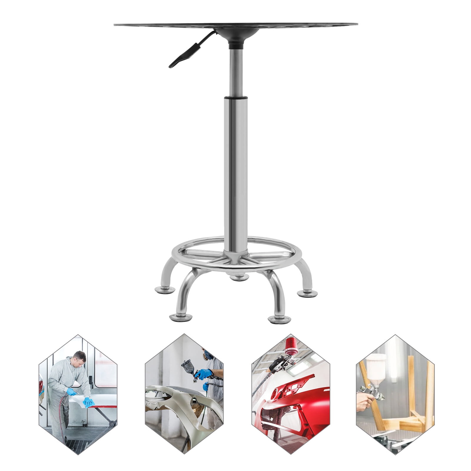 Spray Rack Paint Rack 360o Rotating Paint Table Stainless Steel Spray ...