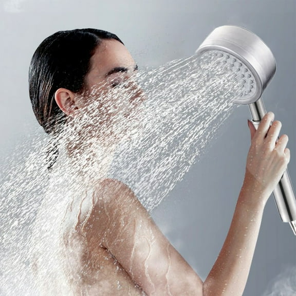 Spray Settings Hand Held Shower Head, Extra Long Stainless Steel Hose, Shower Head With Handheld High Pressure Body Coverage Powerful Rain Showerhead All Metal Shower Head For Bathroom Upgrade