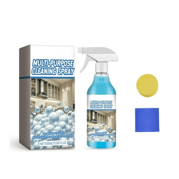 Spray Splash Cleaner, Multi-Purpose Handheld Degreaser, Powerful Foam Sprays for Ovens, Easy-To-Use Rust Remover for Kitchenware, Grime Remover Spray for Home Use