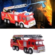Spray Water Truck Toy Fireman Fire Truck Car Music Light Educational Toys Boy Kids Toy Gift
