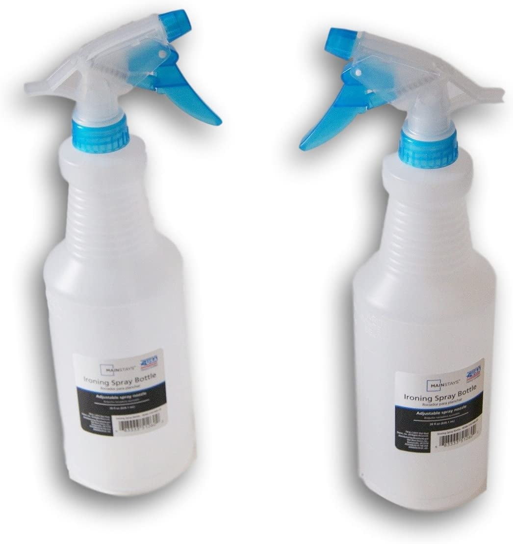 SupplyTuff 3X High Output Heavy Duty Spray Bottles for Cleaning Solutions,  2 Pack, 32 oz Commercial, Industrial Spray Bottles for Household Cleaning