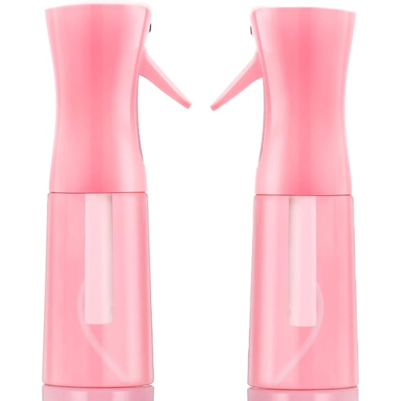 Spray bottles, Spray Water Bottle Fine Mist Refillable, Continuous Spray Bottle for Hair, Skin Care, Planting, Showering Pets, Travel, Cleaning & Home (Pink)