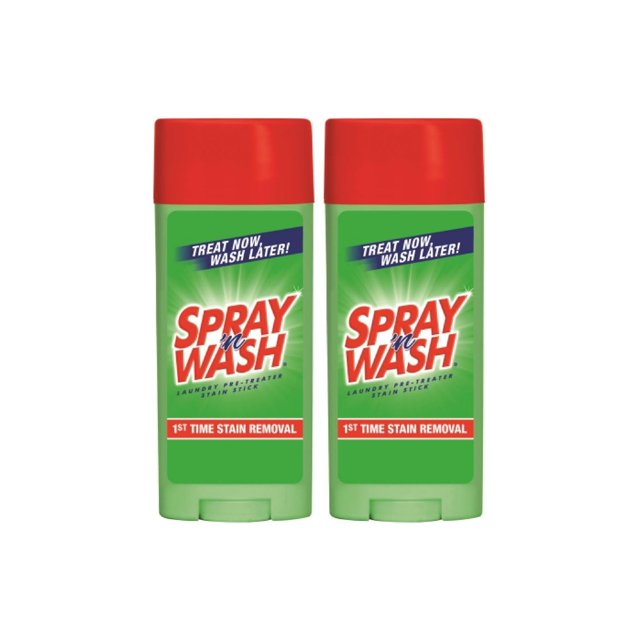 Spray 'n Wash Laundry Stain Removal PreTreater Stain Stick (Pack of 2