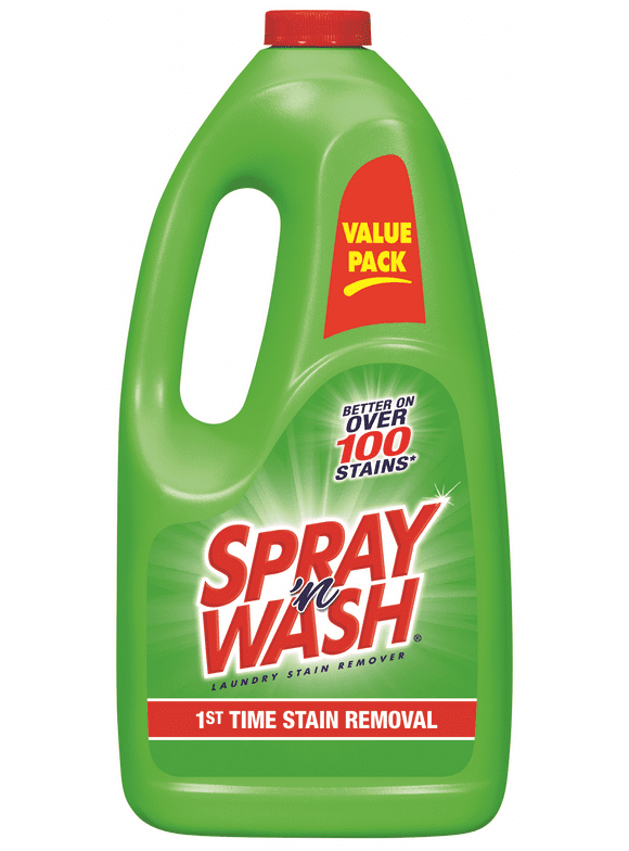 Spray 'n Wash Pre-Treat Laundry Stain Remover Refill, 60oz Bottle Size