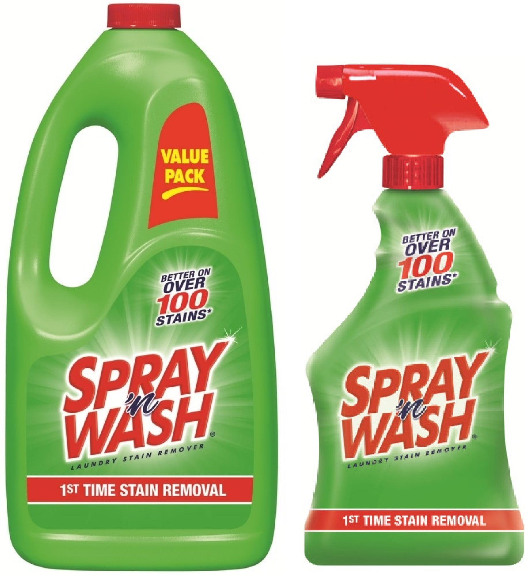  Spray 'n Wash Pre-Treat Laundry Stain Remover, 22 fl oz Bottle  (Pack of 2) : Health & Household