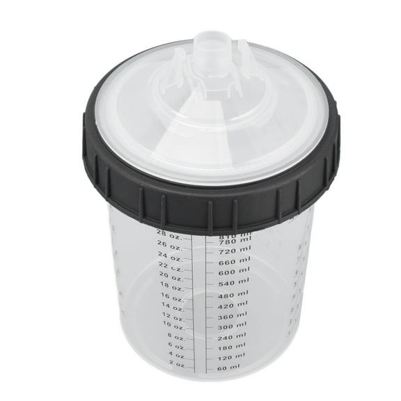 Spray paint cup, plastic material, spray paint mixing cup, disposable spray paint cup, plastic spray paint mixing cup with lid, spray paint mixing cup with lid, transparent color