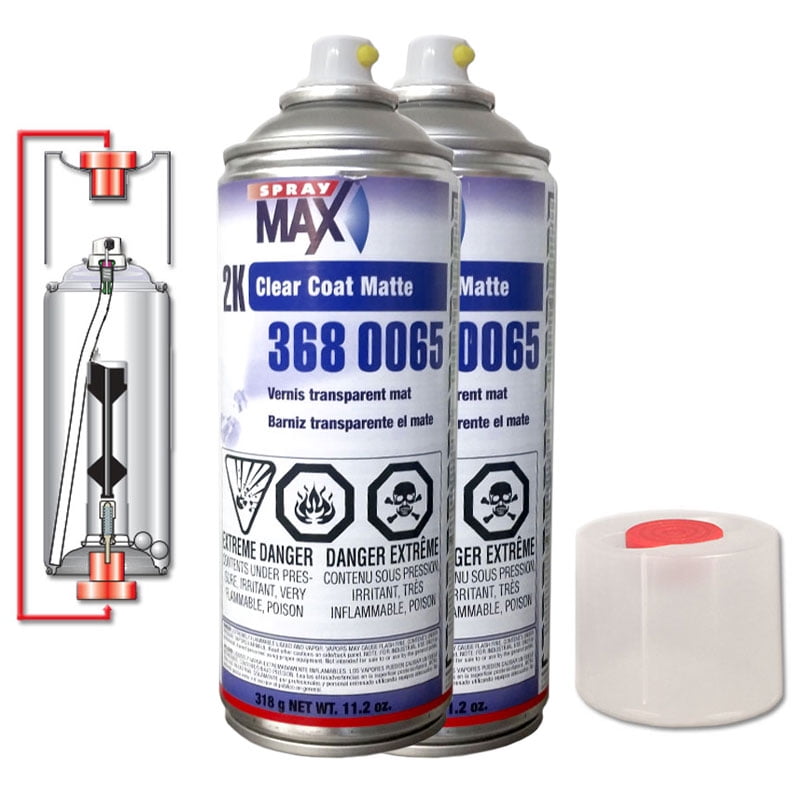 SprayMax 2K Matte Clear Coat, 3680065