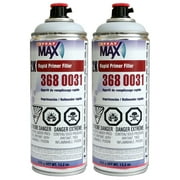 SprayMax 3680031 Gray Universal 2K Rapid Primer Filler 13.2 oz 2 Pack