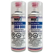 SprayMax 3680069 2K High Speed Clear Coat Aerosol 11.3 oz (2 Pack)