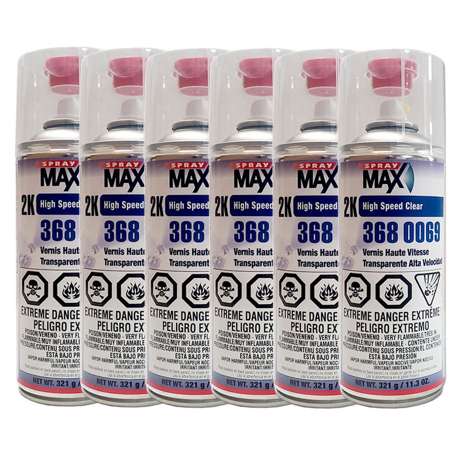Spraymax 3680069 SprayMax 2K High Speed Clear Coat