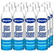 Sprayway Glass Cleaner with Foaming Spray for a Streak-Free Shine for Home and Automotive Use, 19 oz., Pack of 12