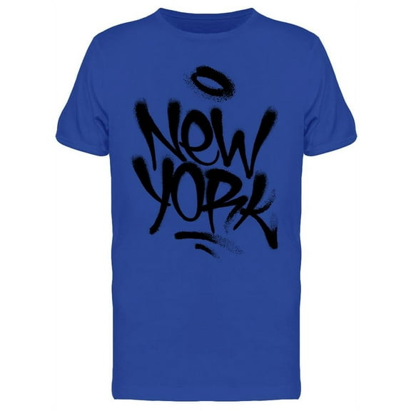 Sprayed New York Graffiti  T-Shirt Men -Image by Shutterstock, Male Medium