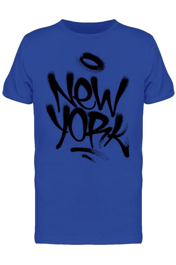 Sprayed New York Graffiti T-Shirt Men -Image by Shutterstock, Male Medium
