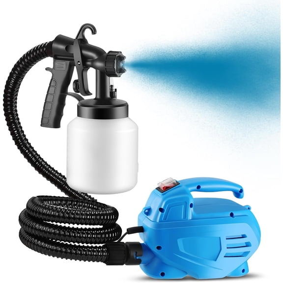 Sprayer, 650W HVLP Electric High Power    | with 5FT Air Hose, 800ML Detachable Container & 3 Patterns, Suitable for House Painting Furniture Cabinets Fence Walls