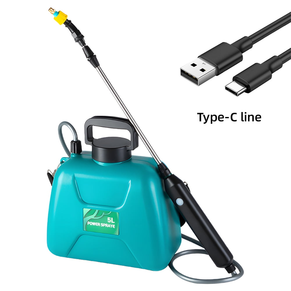 Sprayer,And Adjustable Lawn Wand 3 Mist Nozzles And Adjustable 5l Usb ...