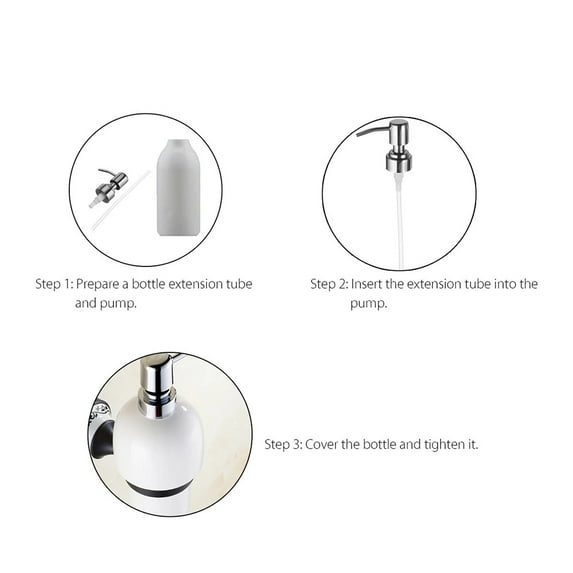 Sprayer Replacement,And Lotion Pump Dispenser Head Dispenser Pump Soap Dispenser Stainless Steel Soap Steel Soap And Pump Stainless Steel Funien Pump Soap Pump Of 26 Leeofty Montloxs Silver 1