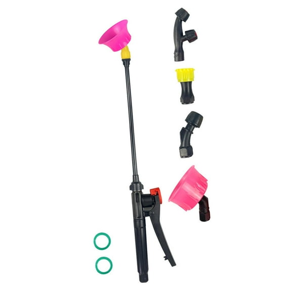 Sprayer Rod Sprayer Extension Rod Adjustable Electric Sprayer Watering Wand Nozzle and Handle for Watering Hanging Plants Tree Shrubs Garden Fixed 50cm 5 Nozzle