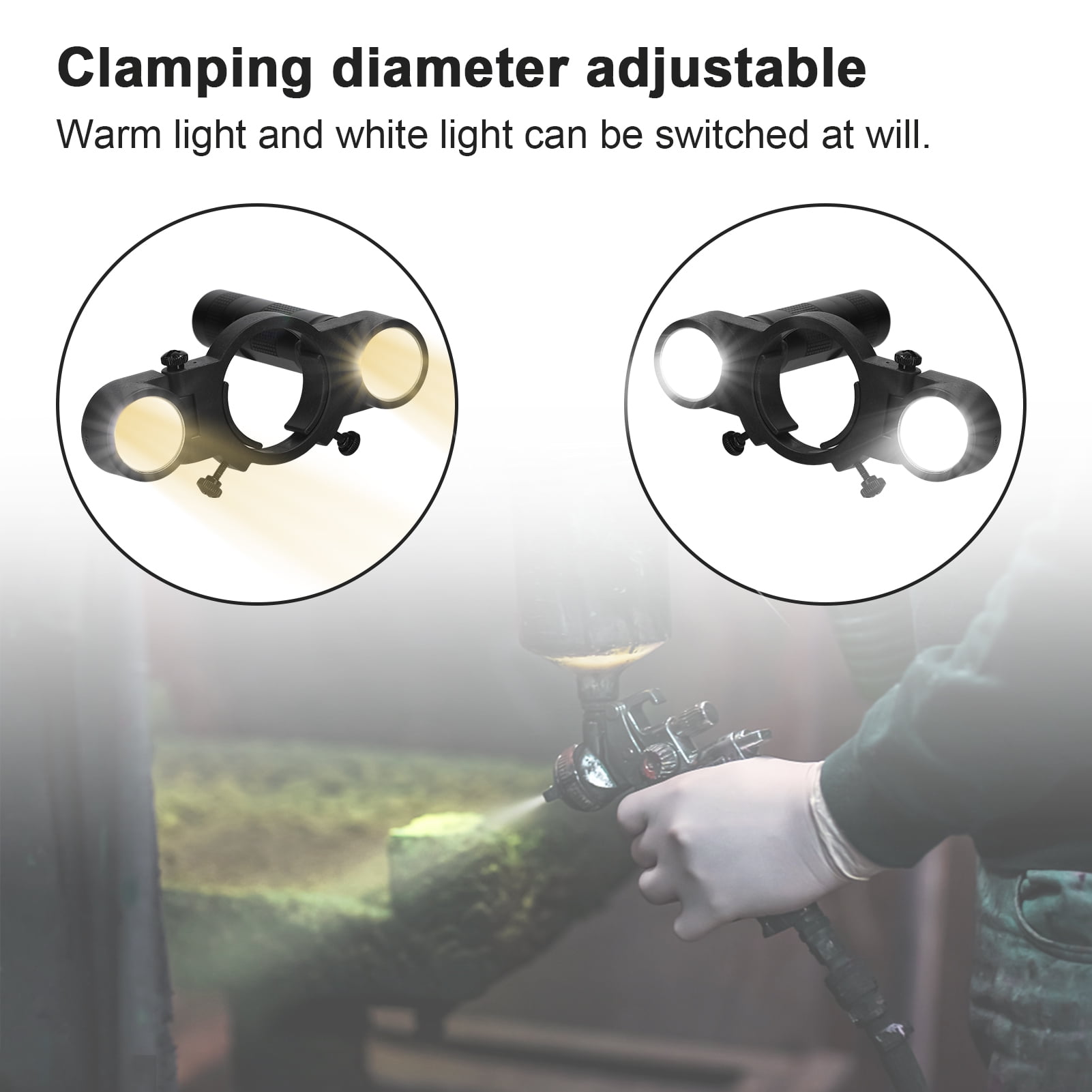 Sprayer Spraying Machine Lighting Airbrush Light Universal Sprayer Light Aadjustable Rechargeable Fill-in Light For Sprayer