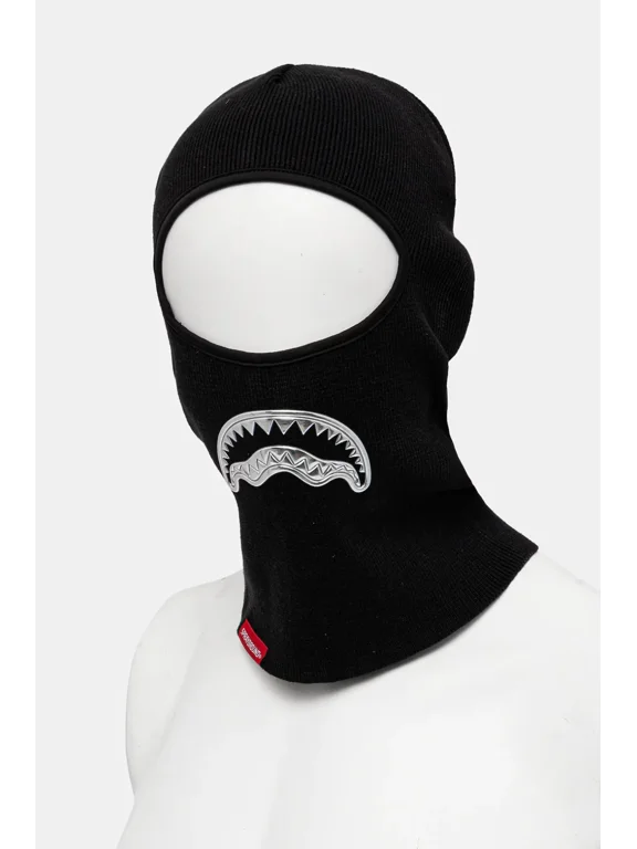 910HW397NSZ Ski Mask Unisex Black Knitted Balaclava Outdoor JAX146 (Black,One Size)