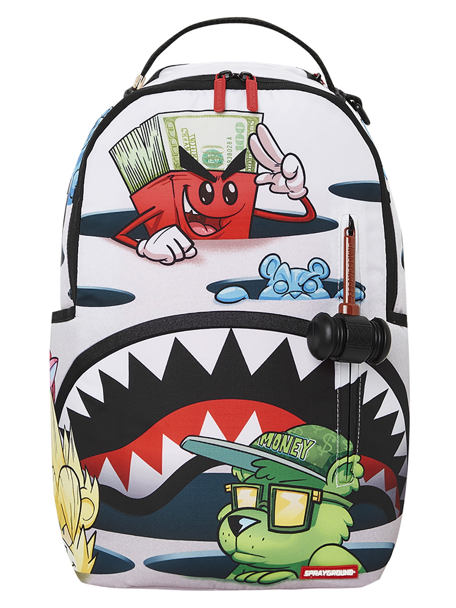 Sprayground Can t Catch Me Backpack White Walmart