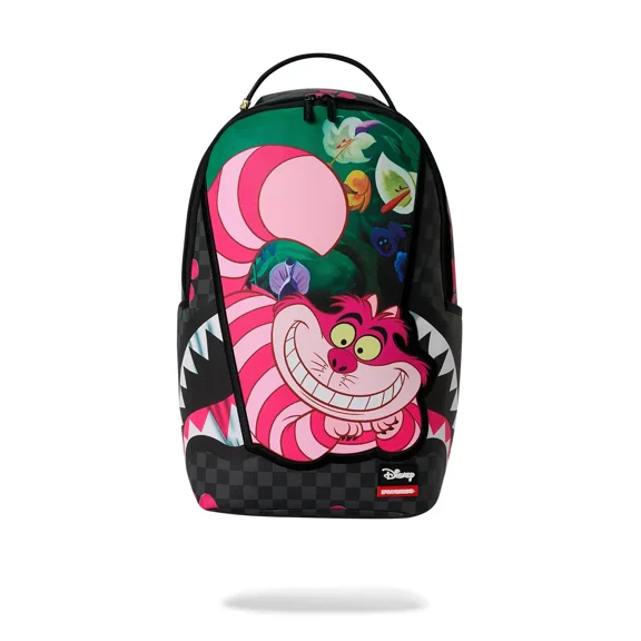 Sprayground Disney Alice In Wonderland Cheshire Cat Mad Shark Backpack SPR309 (Multicolor,One Size)