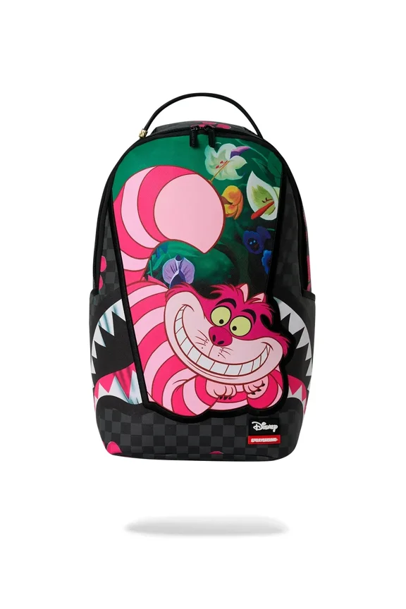 Disney Alice In Wonderland Cheshire Cat Mad Shark Backpack SPR309 (Multicolor,One Size)