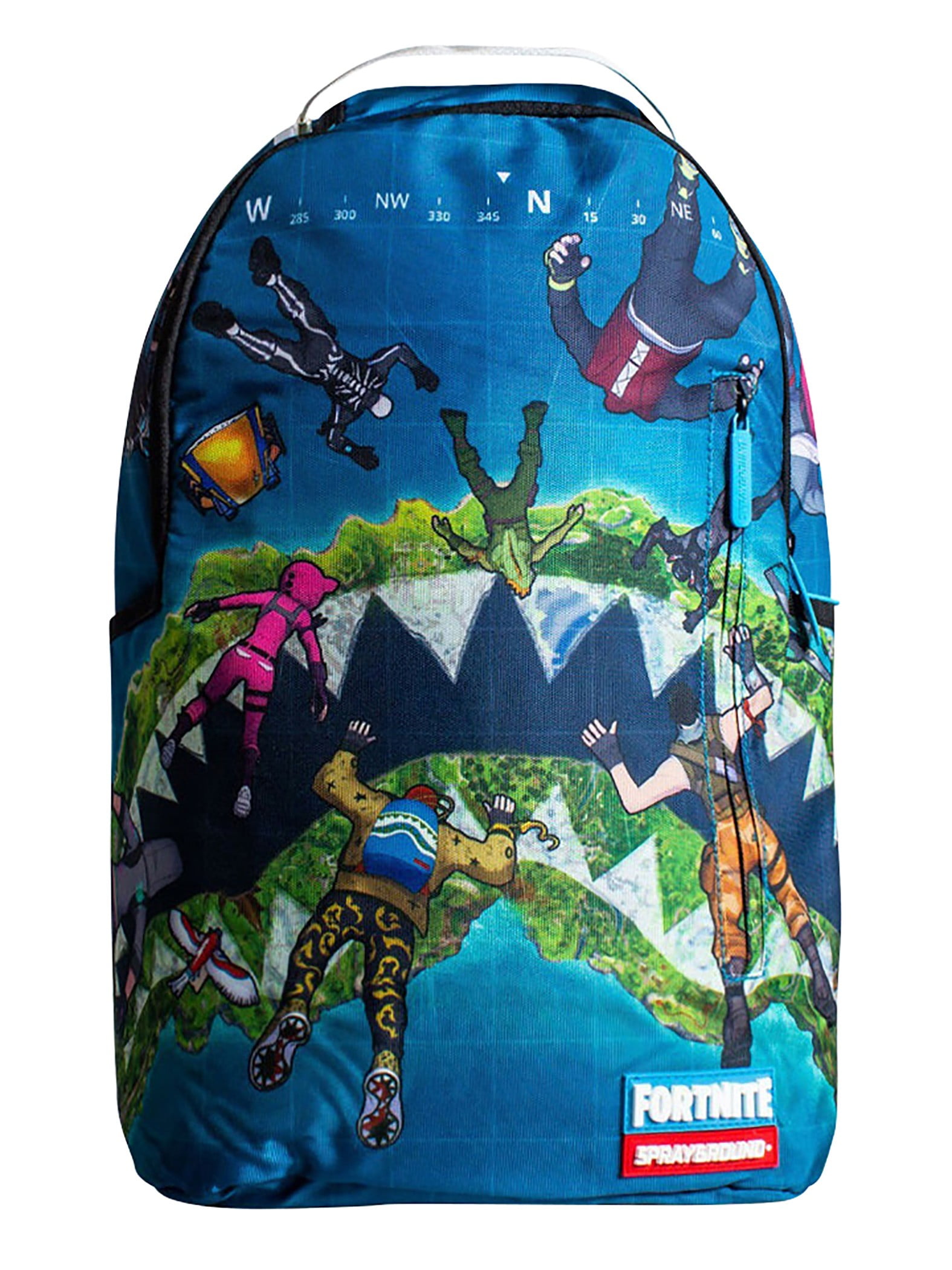 Sprayground Fortnite Island Backpack Blue