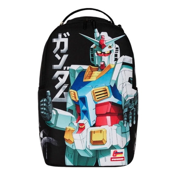 Sprayground Gundam Grunge Backpack Unisex Multicolor Adjustable Strap Bag SPR57