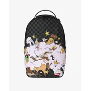 Sprayground Looney Tunes Fight Cloud Backpack Unisex Black Graphic Bag SPR256 Black,One Size