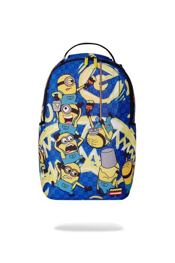Minion Banana Mayhem DLXR Unisex Multi Graphic Print Backpack SPR43 (Multicolor,One Size)