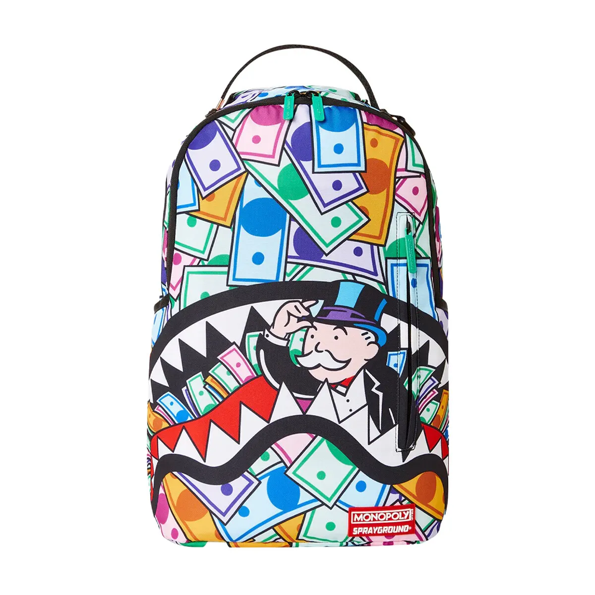 SPRAYGROUND MONOPOLY WHEEL BARREL バックパック shark○関送込 Sprayground Monopoly Money Shark DLXSR - Walmart.com