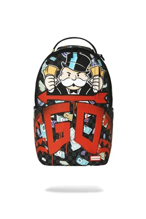 Monopoly Time to Go Backpack Unisex Multicolor Shoulder Strap SPR329 (Multicolor,One Size)
