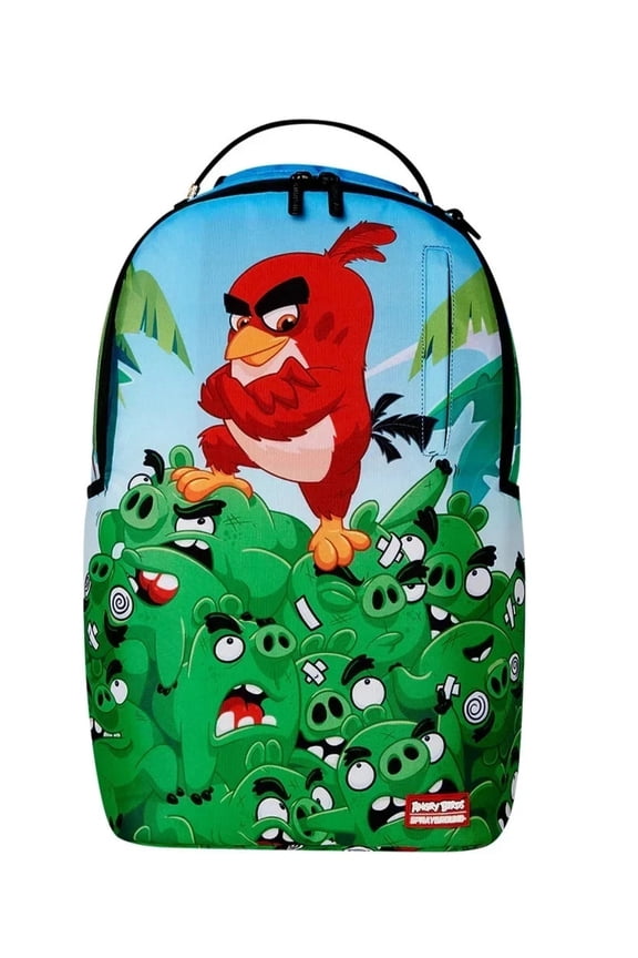 Pig Pile Angry Birds DLSXR B7796 Backpack Unisex Multicolor SPR155 (Multicolor,One Size)