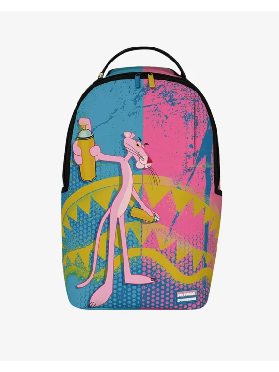 Pink Panther Spray Can Backpack Unisex Multi Adjustable Strap SPR253 (Multicolor,One Size)