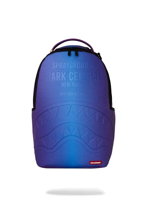 Shark Central All Star Backpack Unisex Blue Iridescent Bag SPR308 (Blue,One Size)