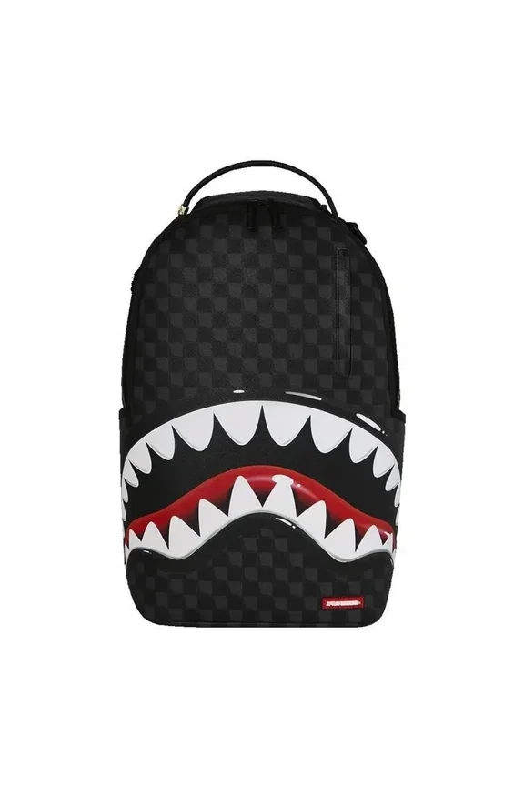 Sharks In Paris Balloon Backpack Unisex Black Shoulder Strap SPR245 (Black,One Size)