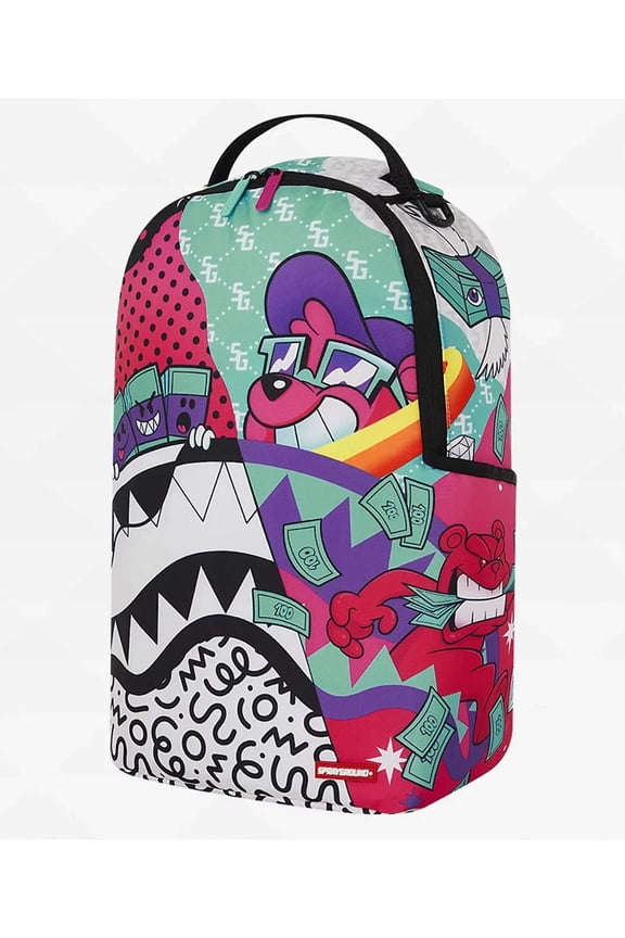 Street Art Backpack Unisex Graphic Print Adjustable Strap Bag SPR187