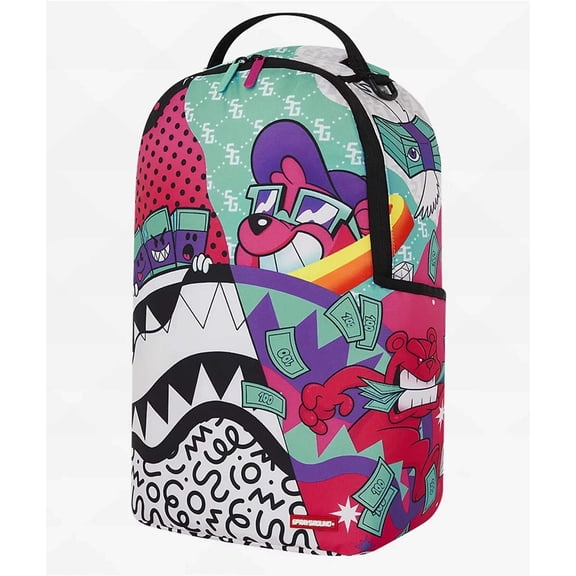 Sprayground Street Art Backpack Unisex Graphic Print Adjustable Strap Bag SPR187