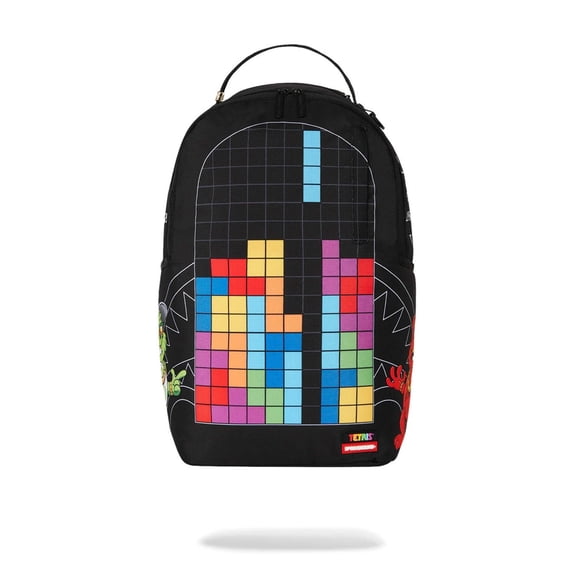 Sprayground Tetris With Diablo and Money Bear Unisex Multicolor Backpack SPR110