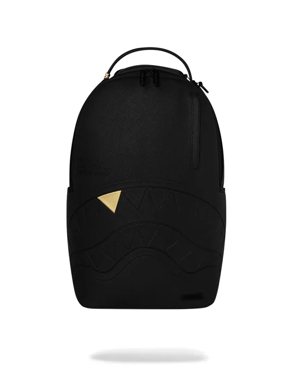The Golden Fang Shark Backpack Unisex OS Black Shoulder Strap SPR288 (Black,One Size)